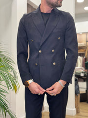 GIACCA DOPPIO PETTO BOTTONE METALLO