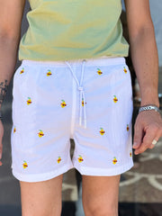 COSTUME RICAMO LIMONI CON OCCHIALI DA SOLE