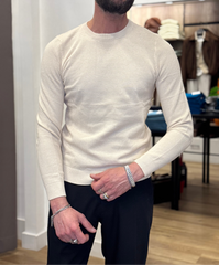 MAGLIA GIROCOLLO IN FILO MANICA LUNGA