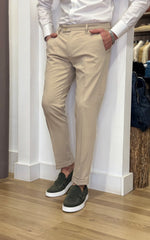 PANTALONE CAPRI PIEGA INGLESE