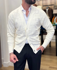 CARIDGAN TRAFORFATO MANICA LUNGA