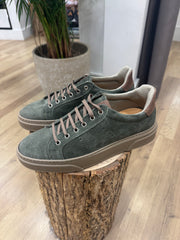 SNEAKERS CAMOSCIO GOMMA BEIGE