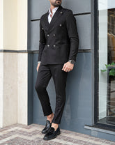 ABITO DOPPIO PETTO BOTTONE METALLO