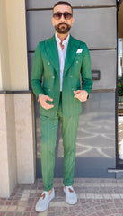 ABITO DOPPIO PETTO GESSATO