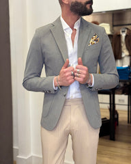 GIACCA MONOPETTO TASCHE A TOPPA PUNTO MILANO