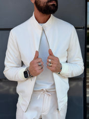 BOMBER NIDO D`APE ZIP DOPPIO CURSORE TRAPUNTINA INTERNA