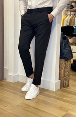 PANTALONE CAPRI PIEGA INGLESE