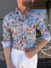CAMICIA SLIM FANTASIA FLOREALE
