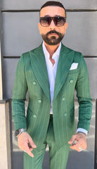 ABITO DOPPIO PETTO GESSATO