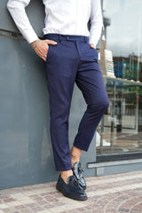 PANTALONE CAPRI PIEGA INGLESE