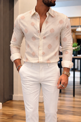 CAMICIA TEXSAS COTONE RICAMATA