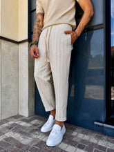 PANTALACCIO IN COTONE RIGATO