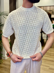 GIROCOLLO TRAFORATO IN FILO M/M