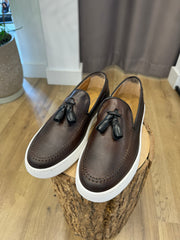 MOCASSINO PELLE CON NAPPINE