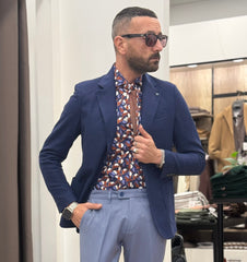 GIACCA MONOPETTO TASCA A TOPPE REVER IMPUNTURATO