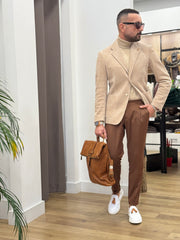 GIACCA MONOPETTO TASCA A TOPPE REVER IMPUNTURATO