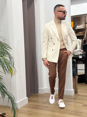 GIACCA DOPPIO PETTO BOTTONE METALLO