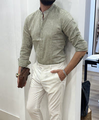 CAMICIA LINO KOREANA