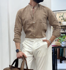 CAMICIA LINO KOREANA