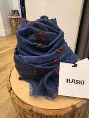 PASHMINA FANTASIA ASSO DI BASTONI FONDO AVION