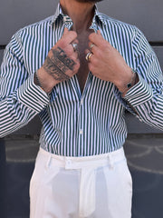 CAMICIA 100% COTONE RIGO LARGO