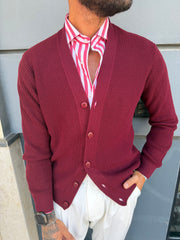 CARDIGAN SCIALLATO CINQUE BOTTONI