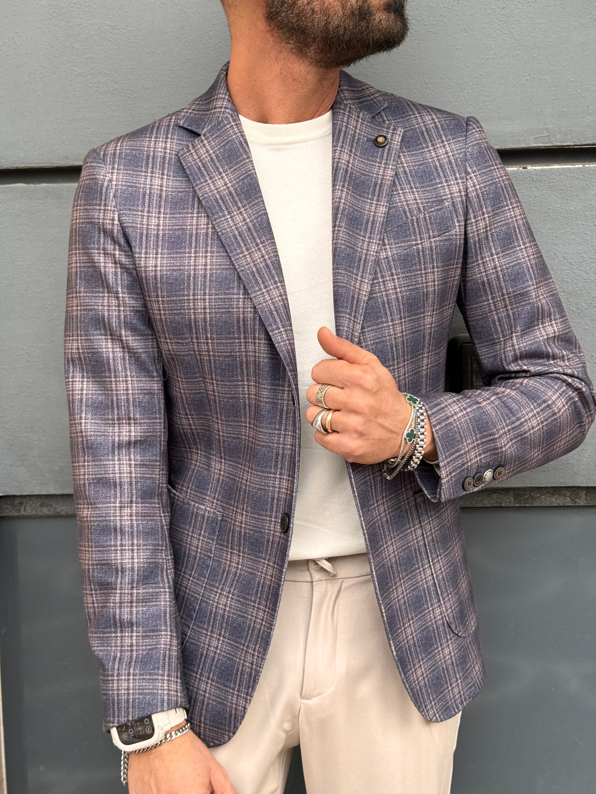 GIACCA FANTASIA TASCHE A TOPPA ARTICOLO DUBLINO