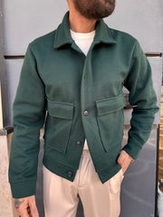 GIUBBOTTO MENPHIS MODELLO AVIATORE IN PANNO