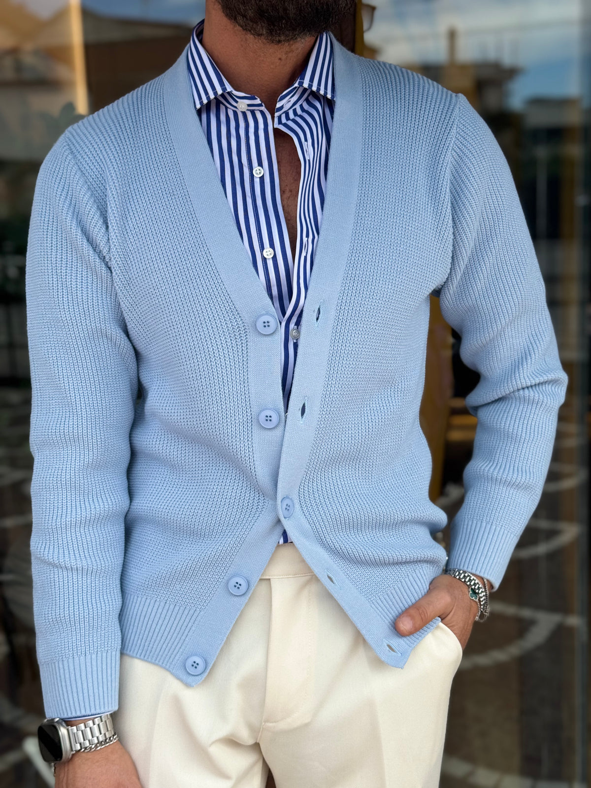 CARDIGAN SEI BOTTONI