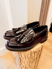 MOCASSINO IN PELLE CON NAPPINE