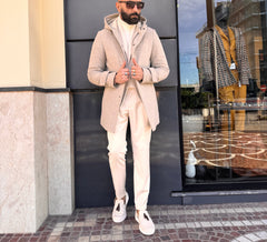 PARKA IN LANA INTERNO TRAPUNTA