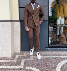 ABITO DOPPIO PETTO BOTTONE ORO