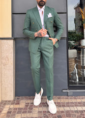 ABITO MARSIGLIA DOPPIO PETTO BOTTONI ORO