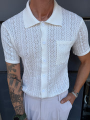 MAGLIA SALENTO CARDIGAN MANICA CORTA