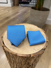 CRAVATTA E POCHETTE IN SETA