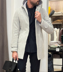 PARKA IN LANA INTERNO TRAPUNTA