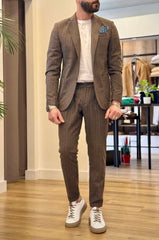 ABITO MONOPETTO GESSATO