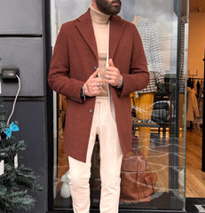 CAPPOTTO MONOPETTO MISTO LANA