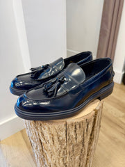 MOCASSINO IN PELLE CON NAPPINE