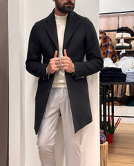 CAPPOTTO MONOPETTO MISTO LANA