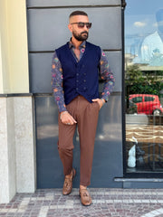 GILET DOPPIO PETTO MAGLIA