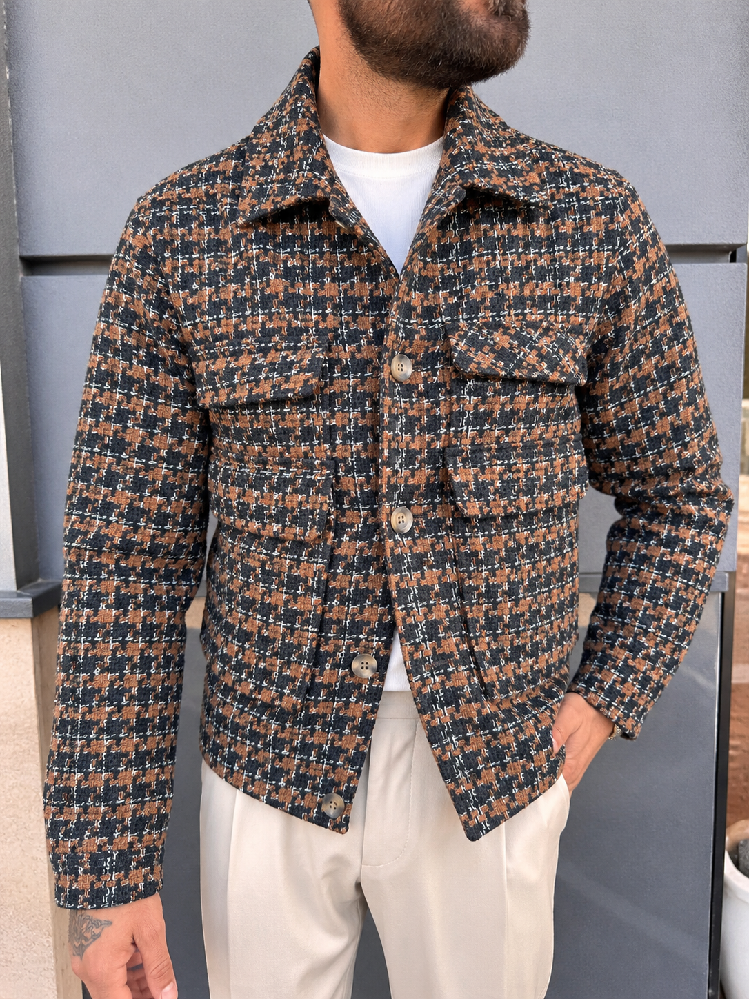 GIUBBOTTO CAMICIA QUADRI
