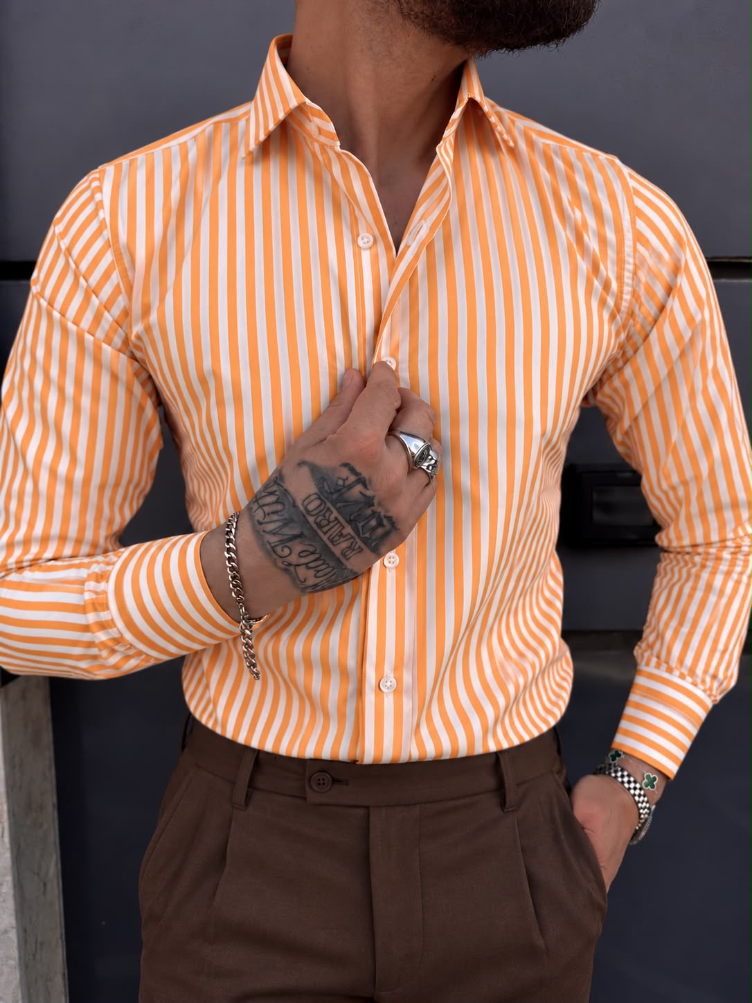CAMICIA SLIM RIGO LARGO