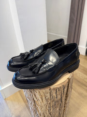 MOCASSINO IN PELLE CON NAPPINE