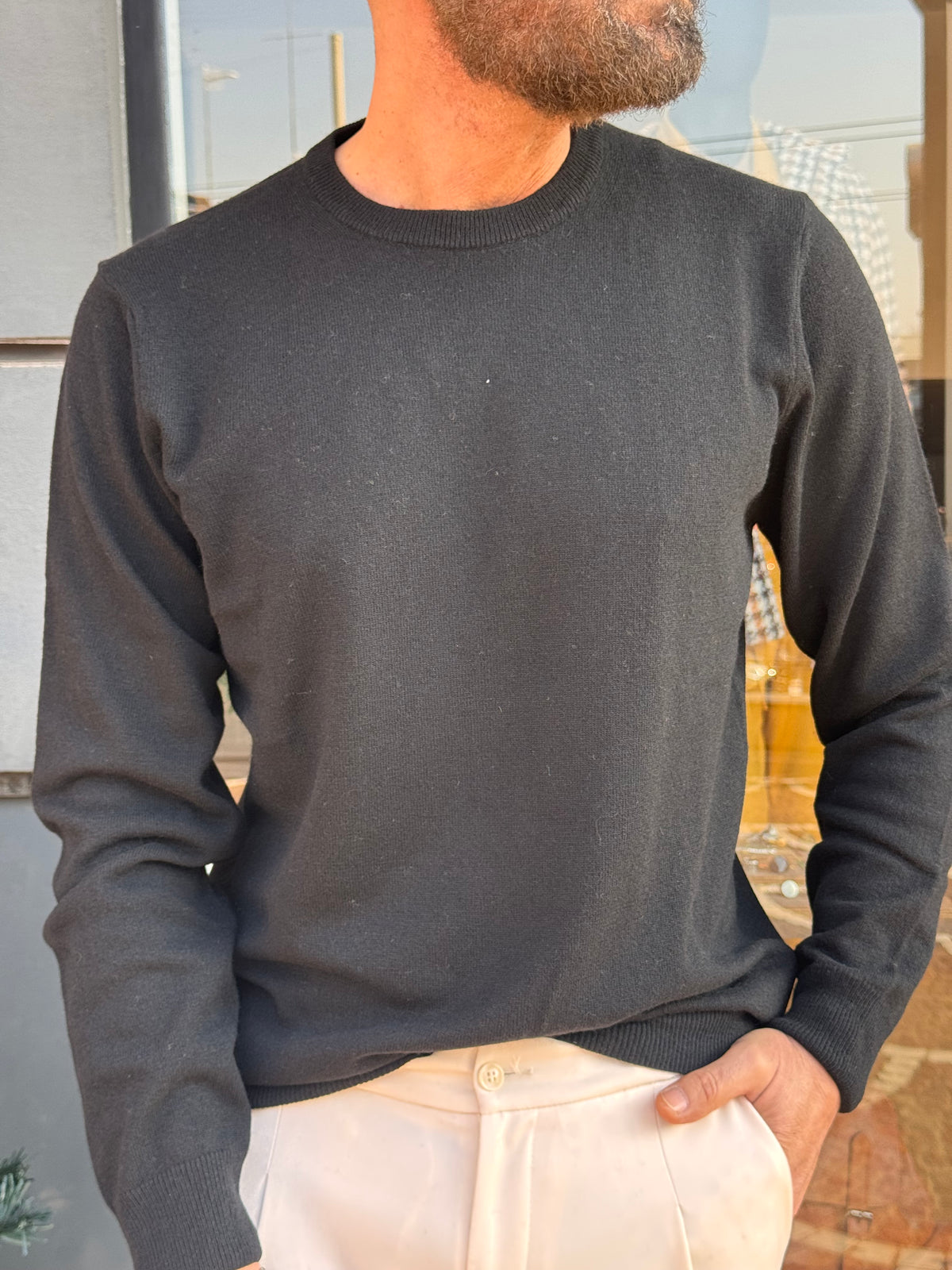 GIROCOLLO MISTO CASHEMERE LANA