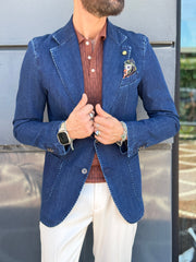 GIACCA JEANS MONOPETTO