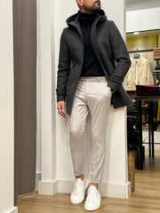 PARKA IN LANA INTERNO TRAPUNTA