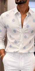 CAMICIA TEXSAS COTONE RICAMATA