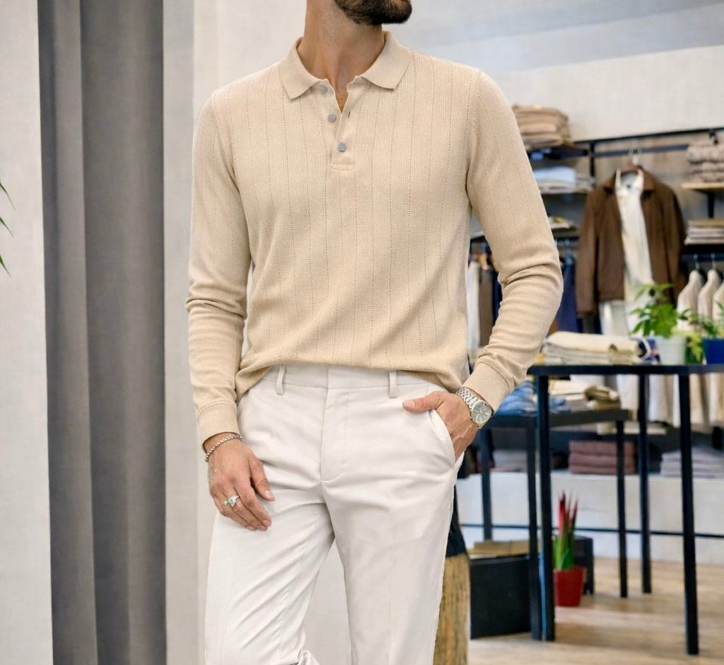 MAGLIA RODI POLO MANICA LUNGA