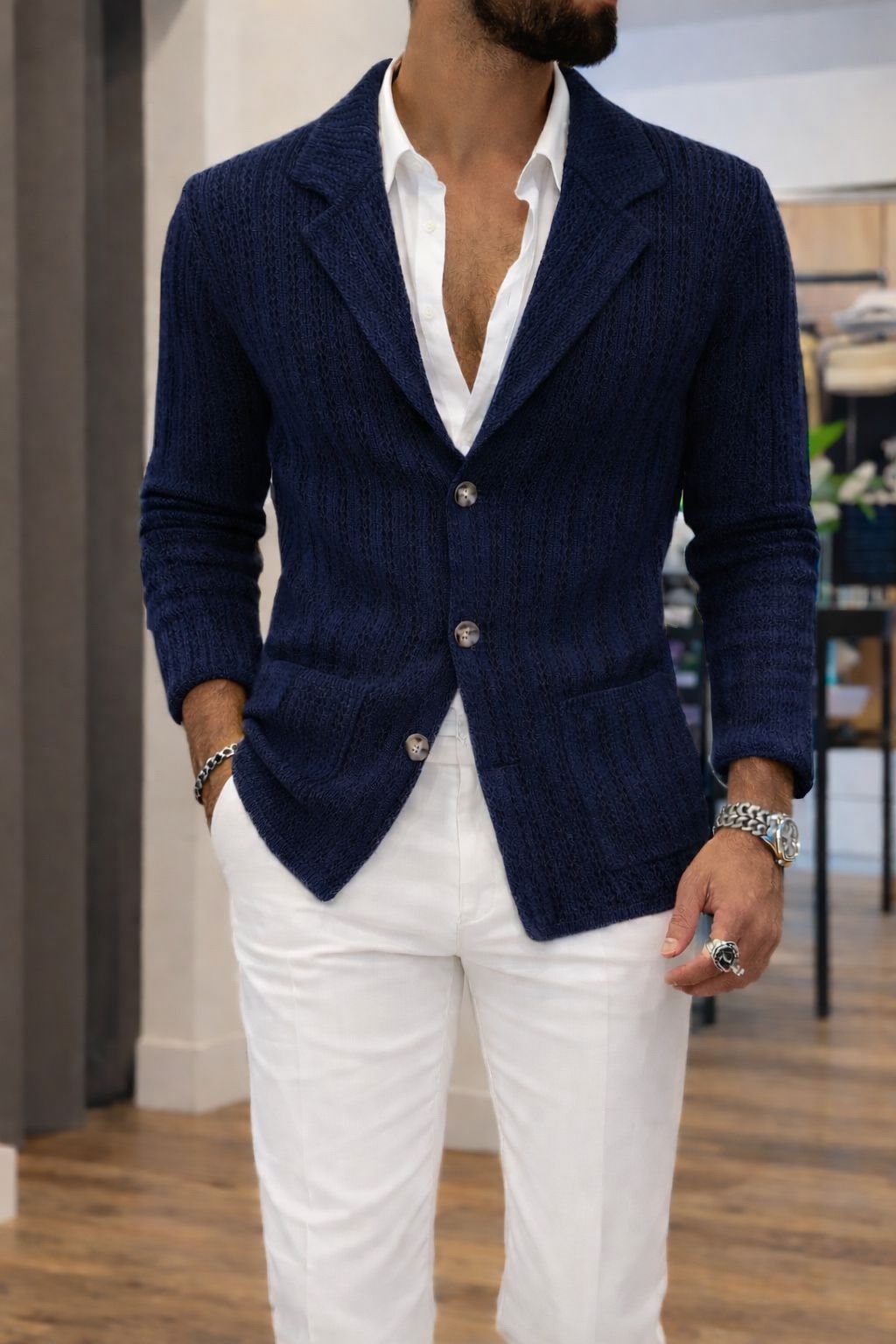 CARDIGAN GIACCA BAHAMAS COSTA INGLESE